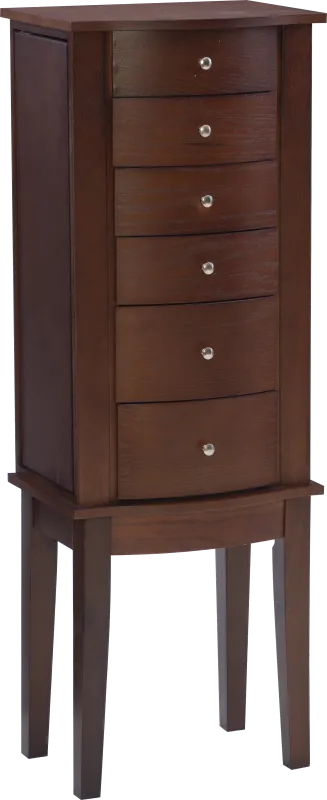 Chipco Brown Jewelry Armoire