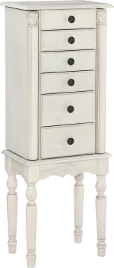 Everinaa White Jewelry Armoire