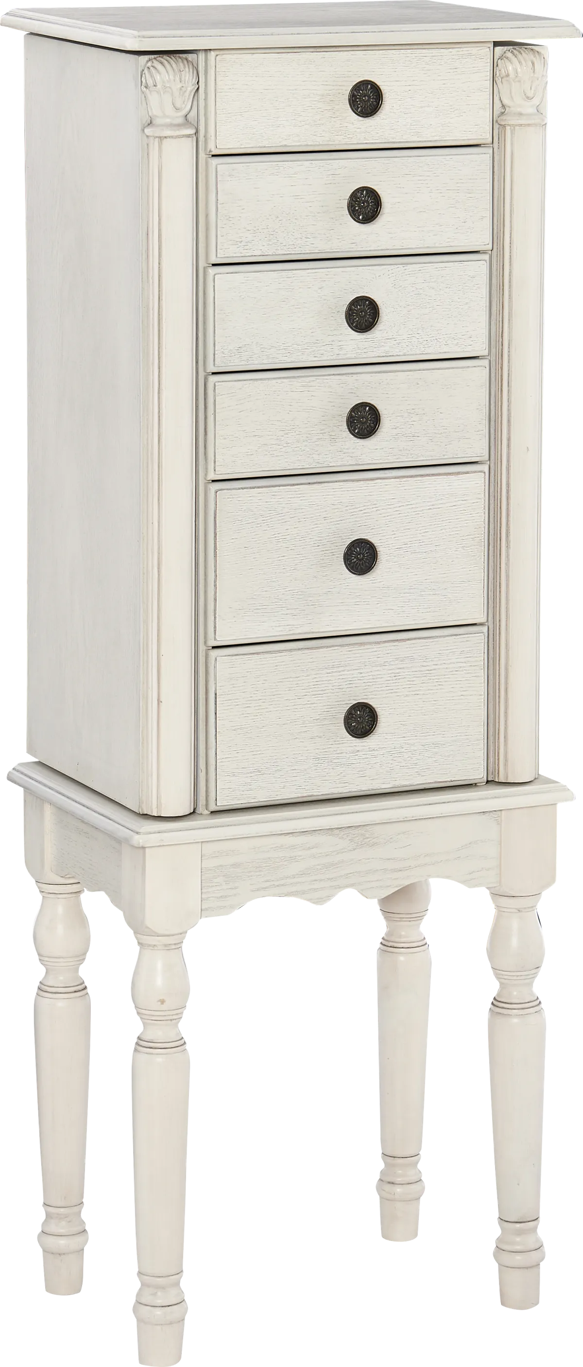 Everinaa White Jewelry Armoire | Rooms to Go