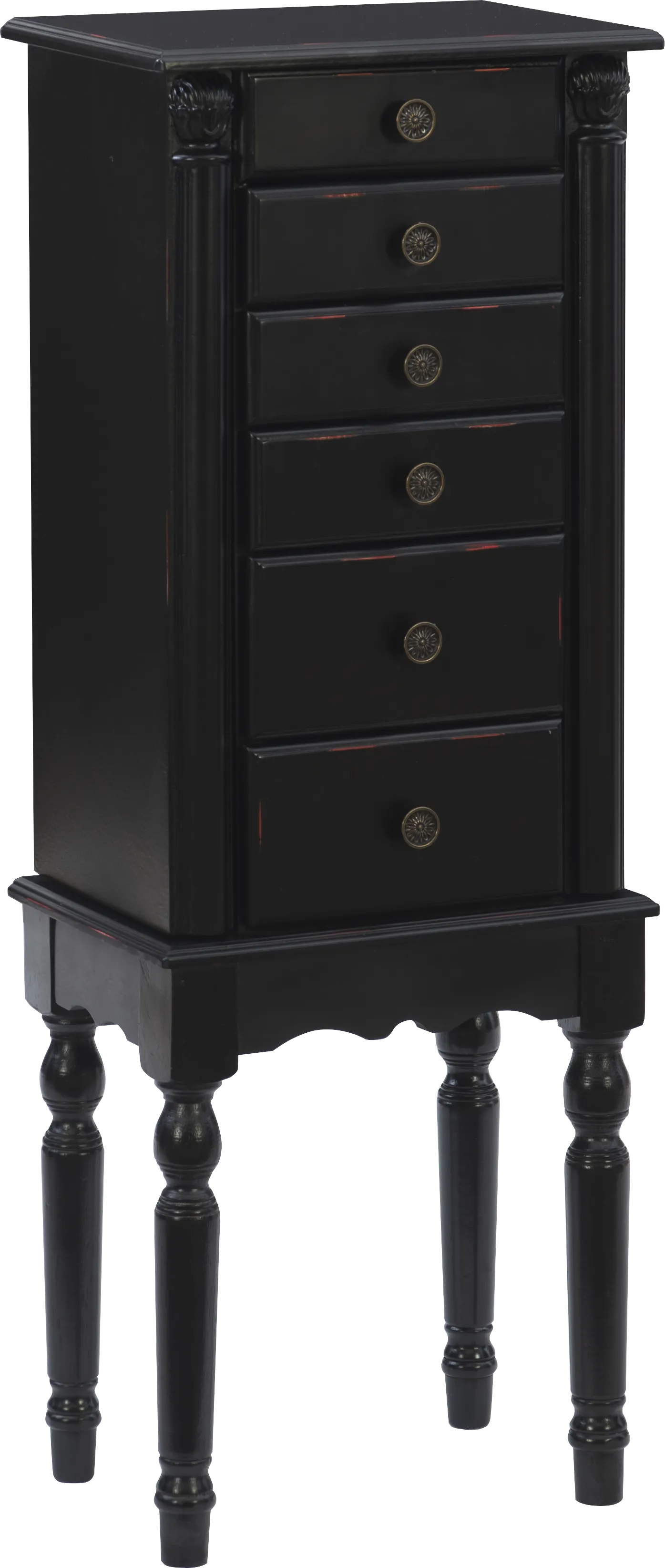 Everinaa Black Jewelry Armoire - Thumbnail - Image 1