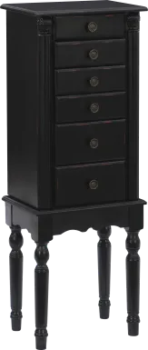 Everinaa Black Jewelry Armoire
