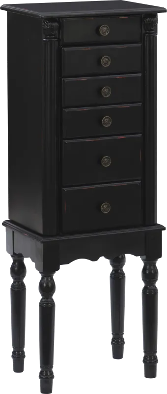 Everinaa Black Jewelry Armoire