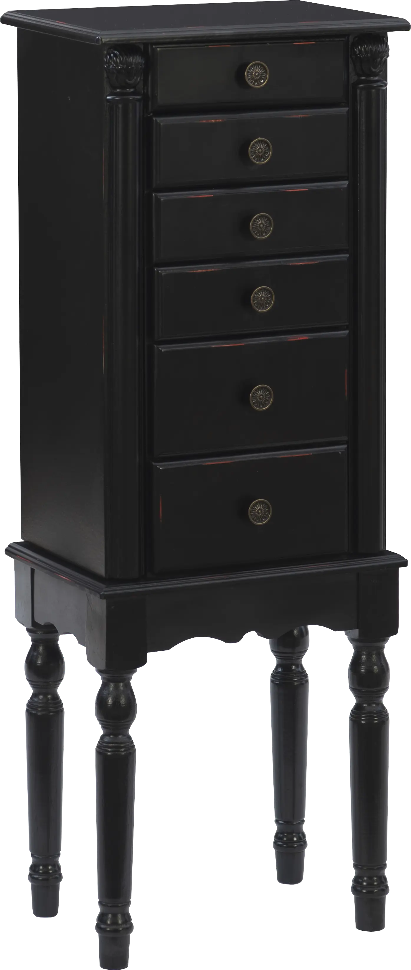 Everinaa Black Jewelry Armoire