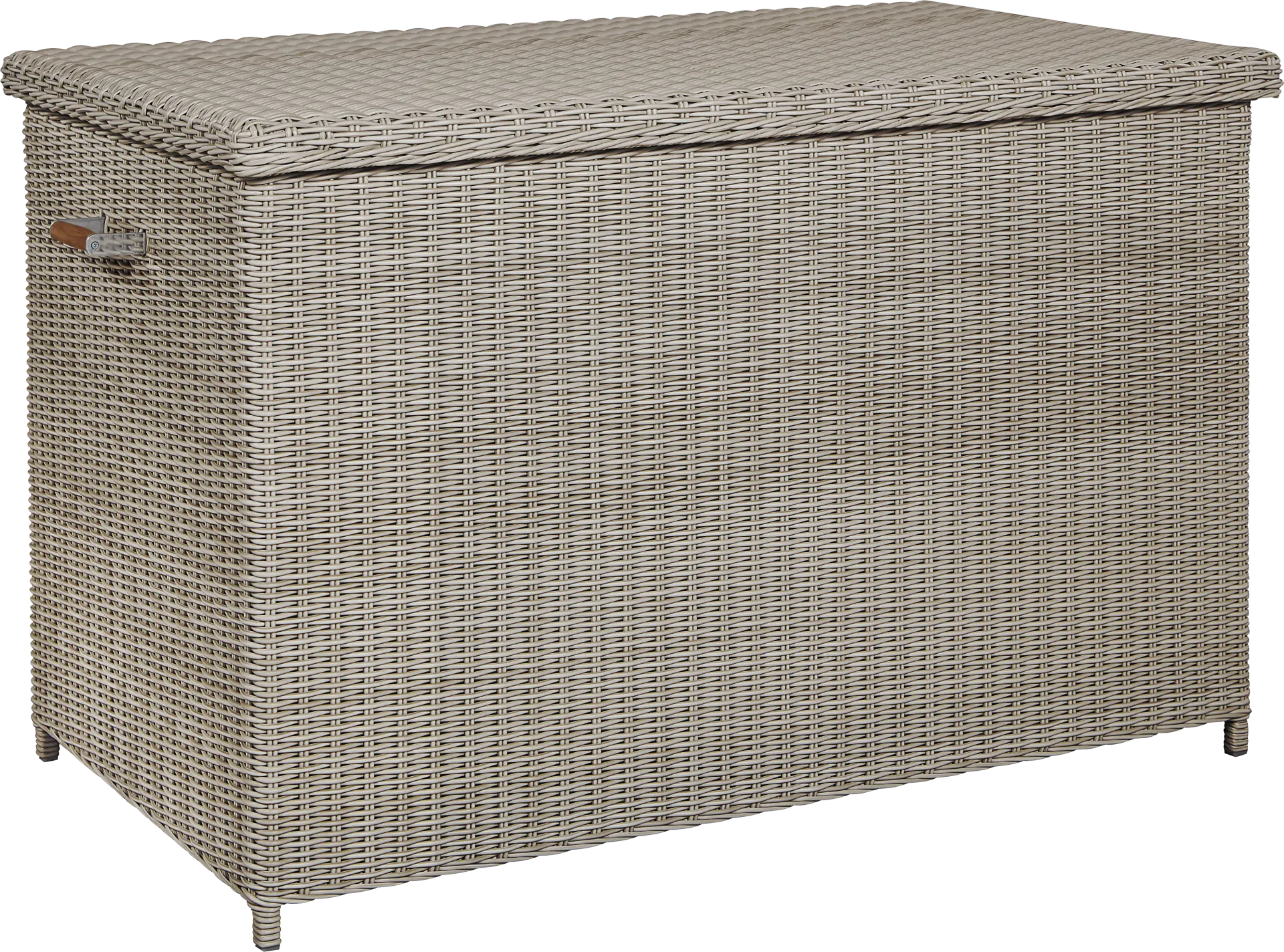 Patmos Gray Outdoor Cushion Storage Box - Image 1