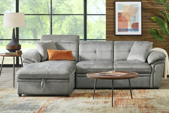 Cashton Heights Gray 2 Pc Sectional