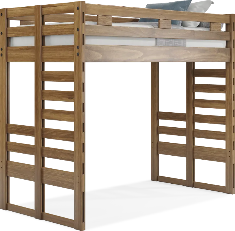 Kids Creekside 2.0 Chestnut Twin Loft Bed