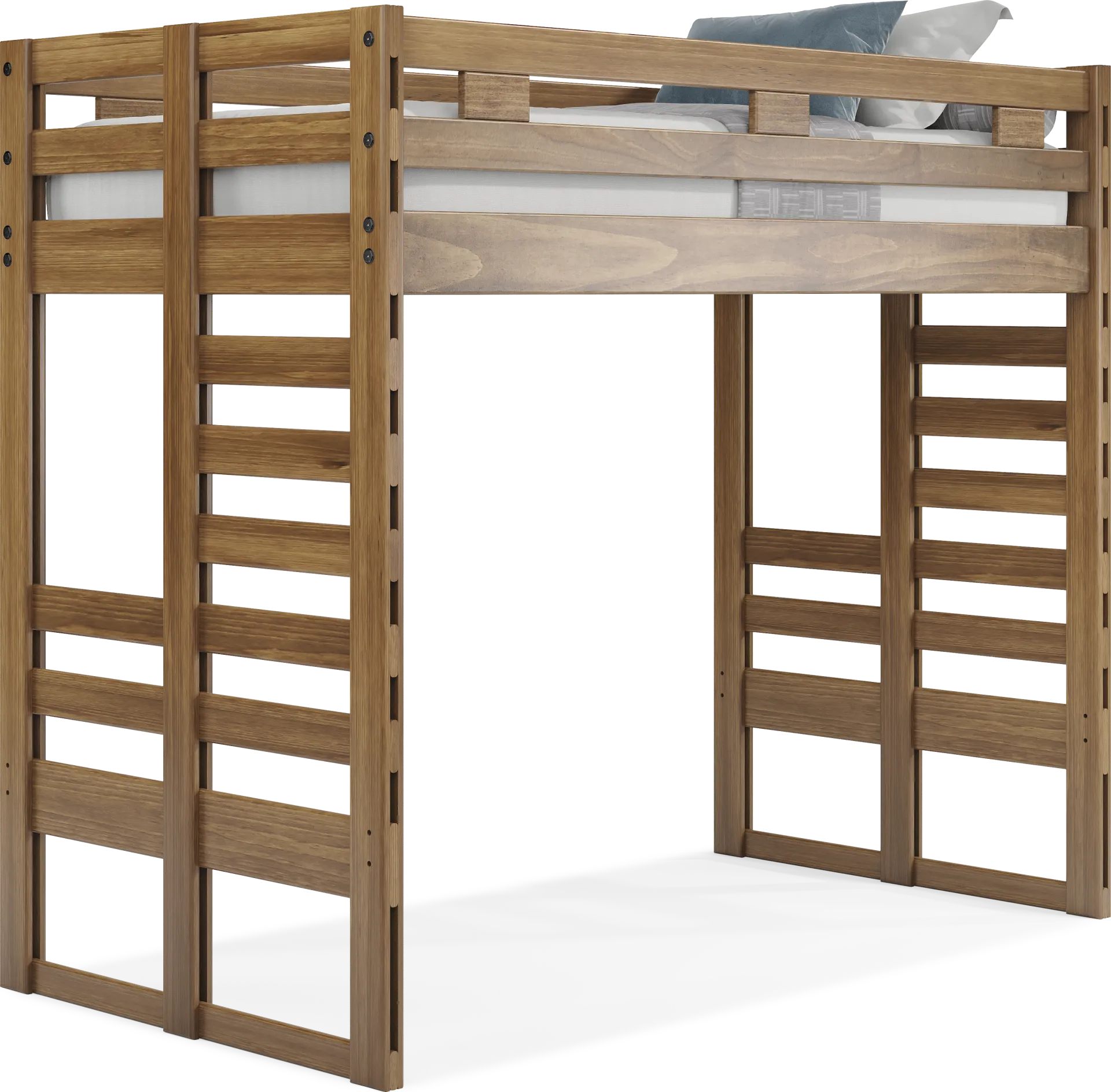 Kids Creekside 2.0 Chestnut Twin Loft Bed - Image 1
