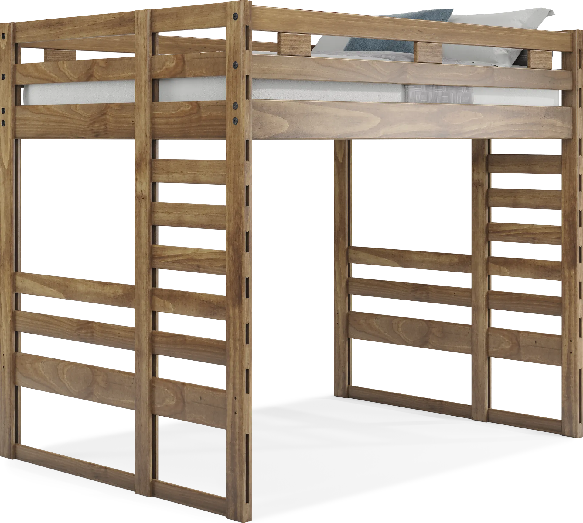 Kids Creekside 2.0 Chestnut Full Loft Bed - Image 1