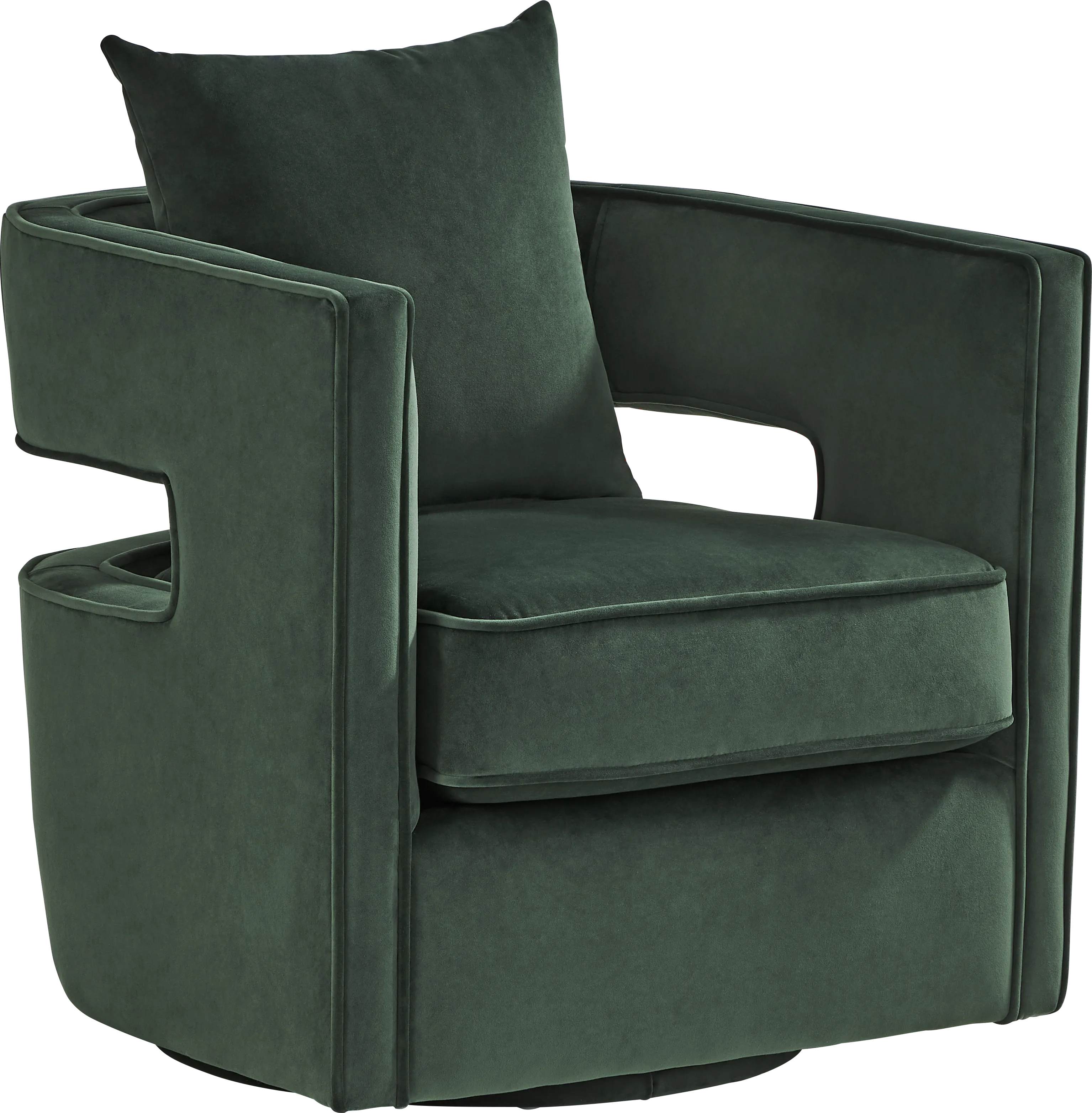Rockaway Point Green Accent Chair - Thumbnail - Image 1