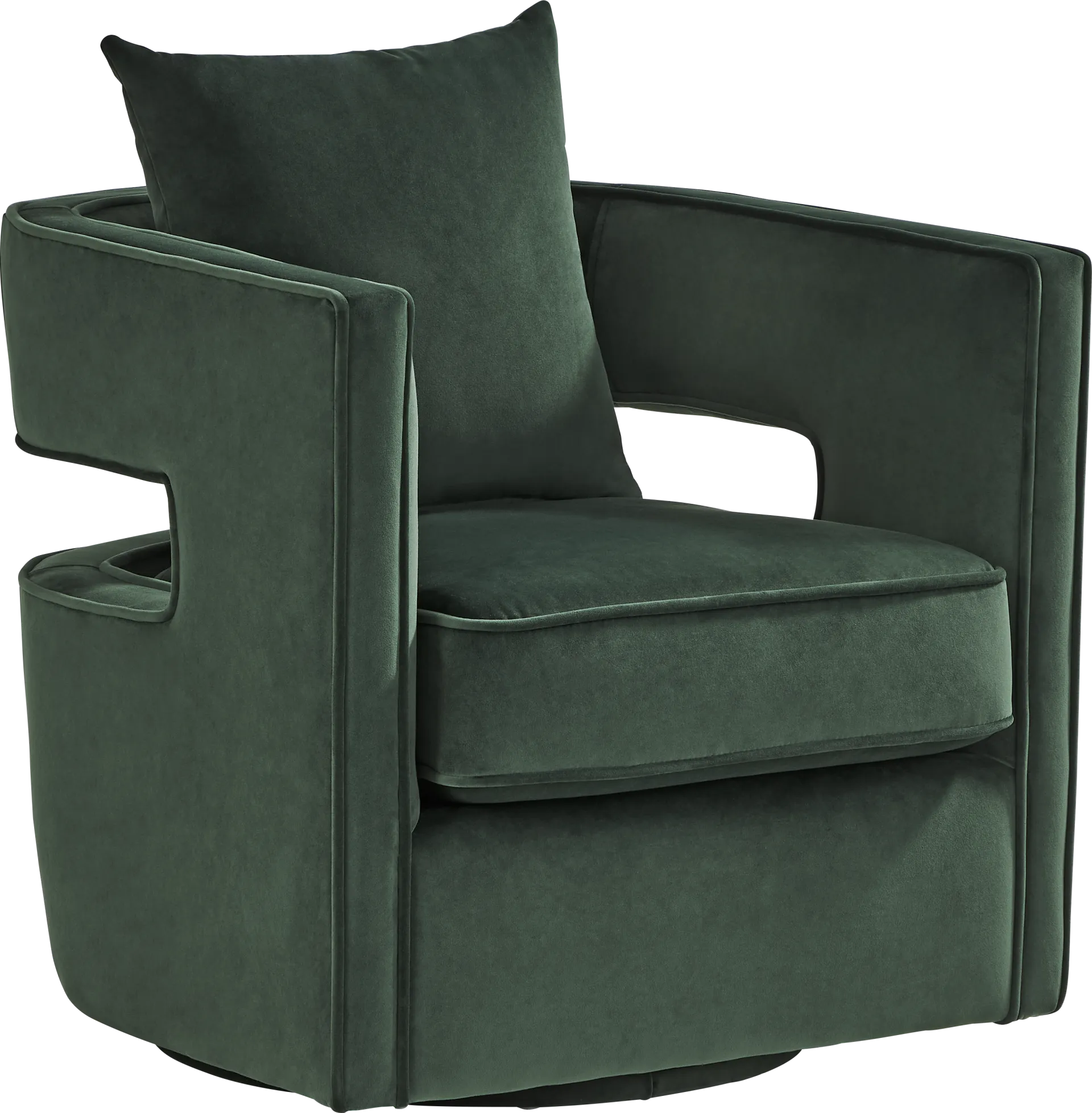 Rockaway Point Green Accent Chair - Image 1