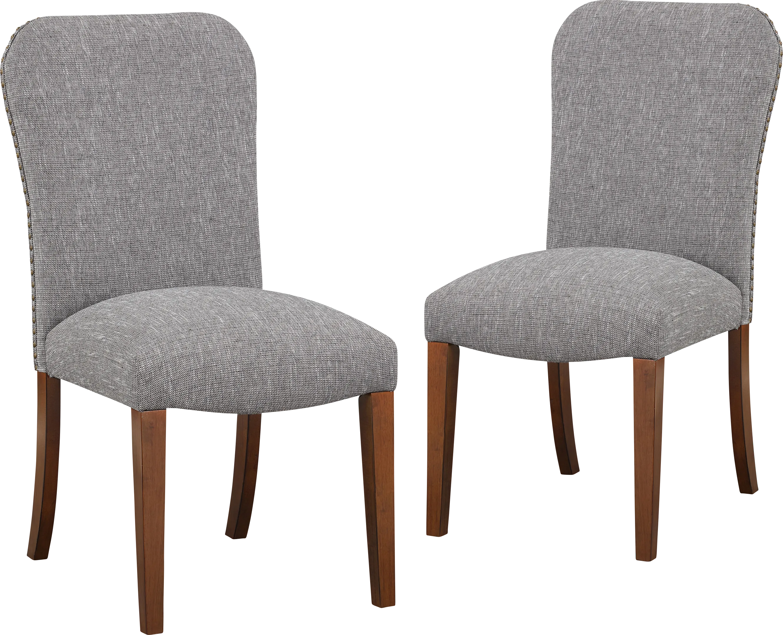 Birtley Gray Side Chair, Set of 2 - Thumbnail - Image 1
