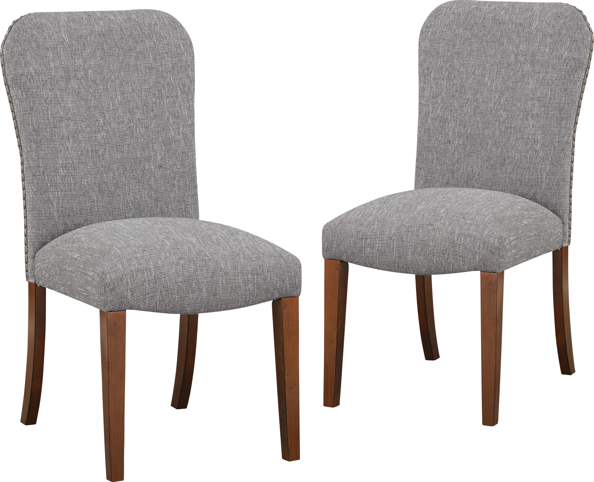 Birtley Gray Side Chair, Set of 2 - Image 1