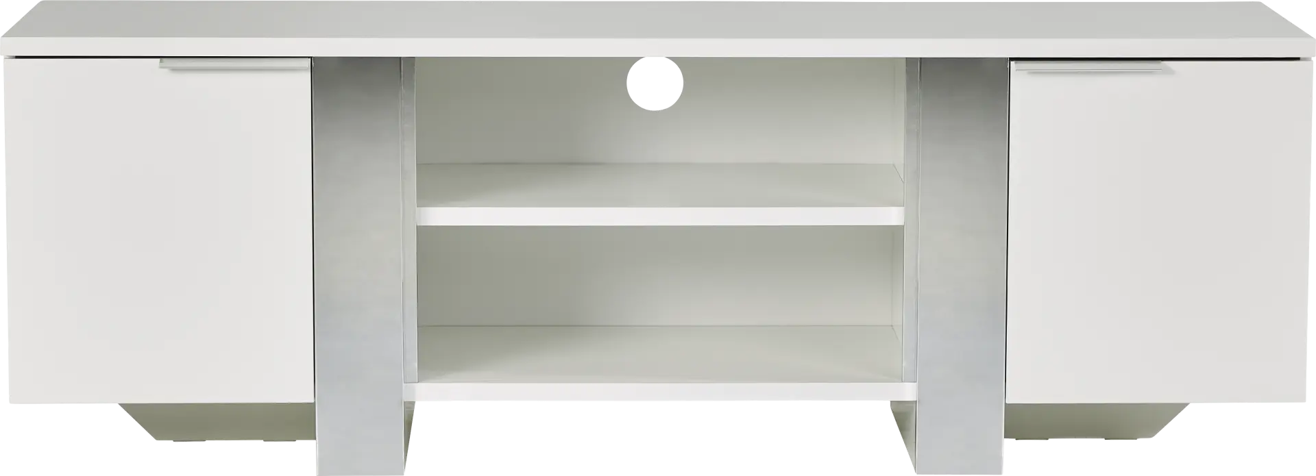 Heatherview White 70 in. Console