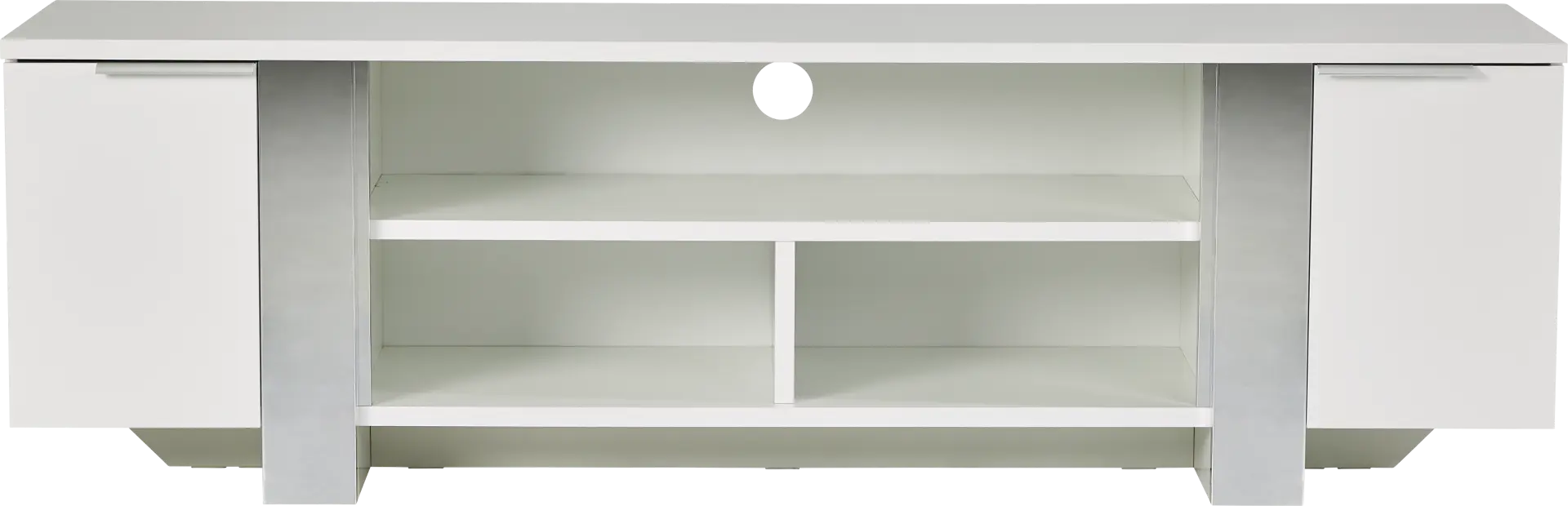 Heatherview White 79 in. Console