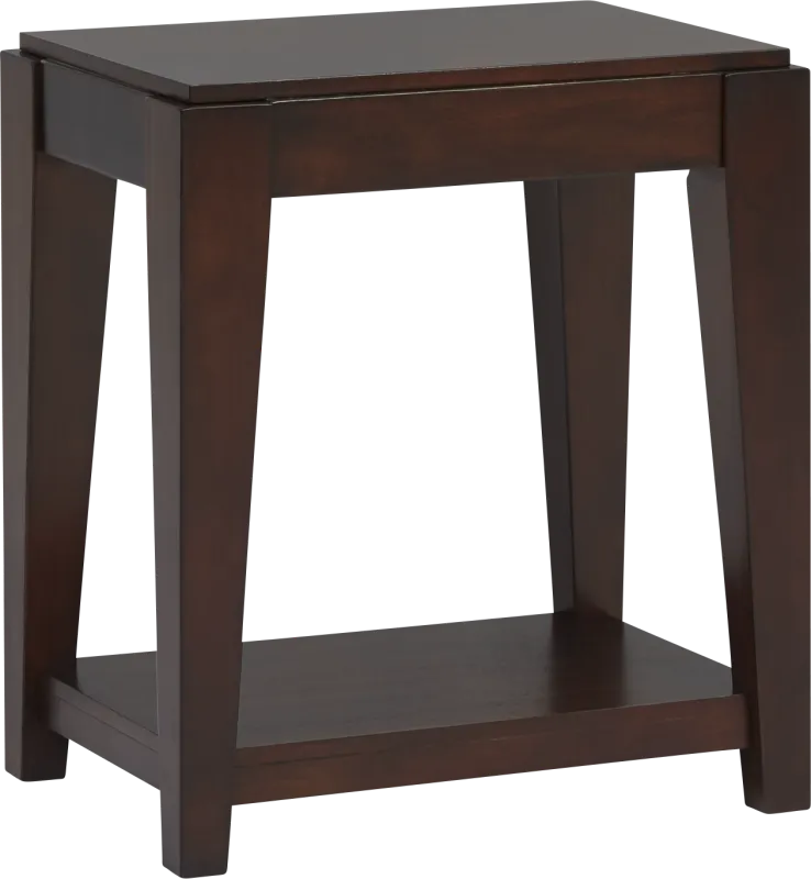 Cassara Cherry Chairside Table
