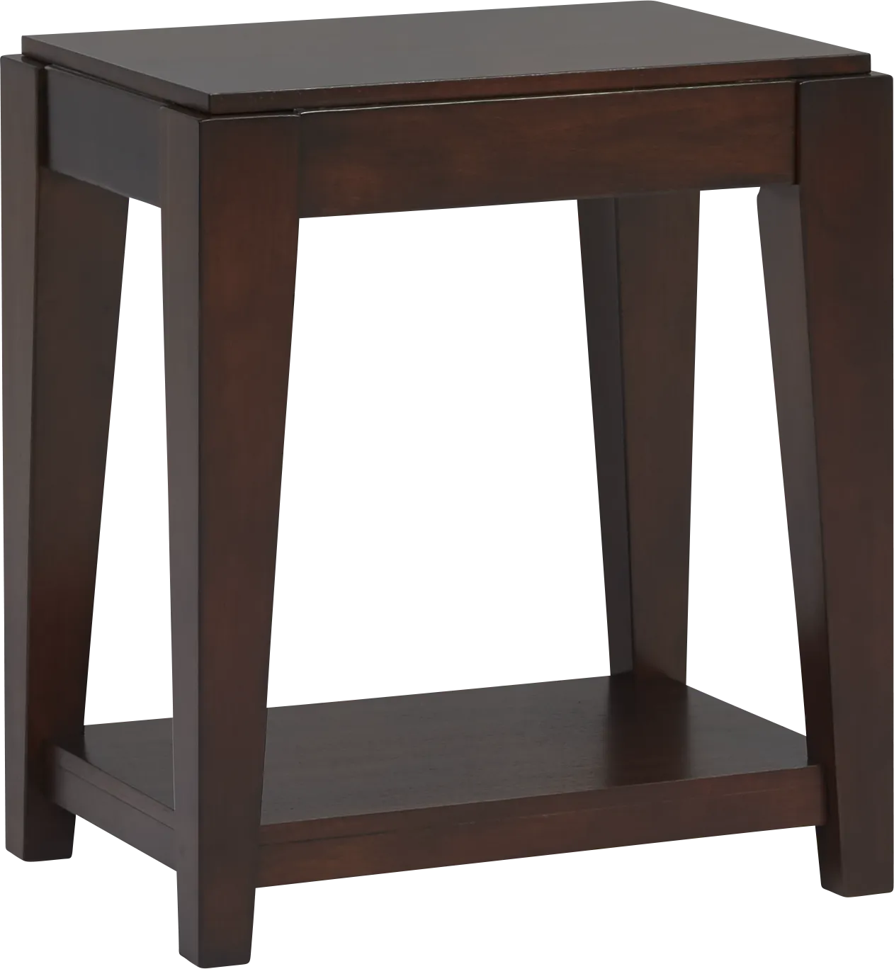 Cassara Cherry Chairside Table - Image 1