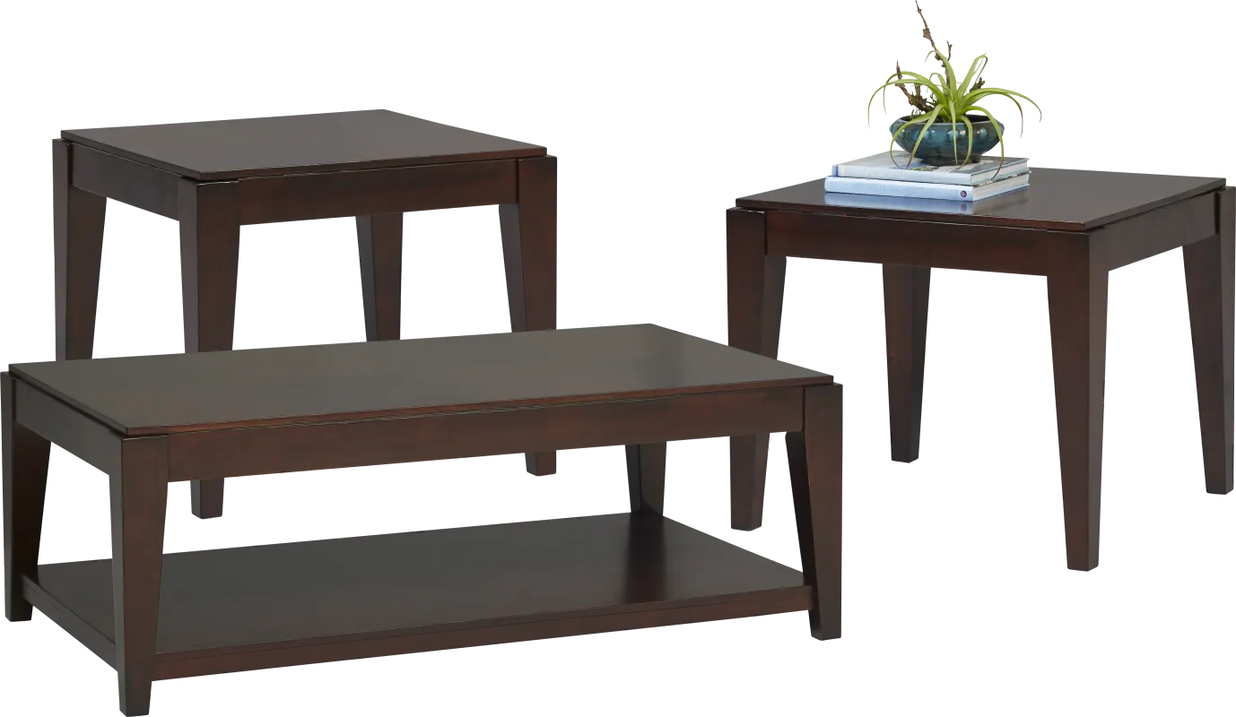 Cassara Cherry 3 Pc Table Set