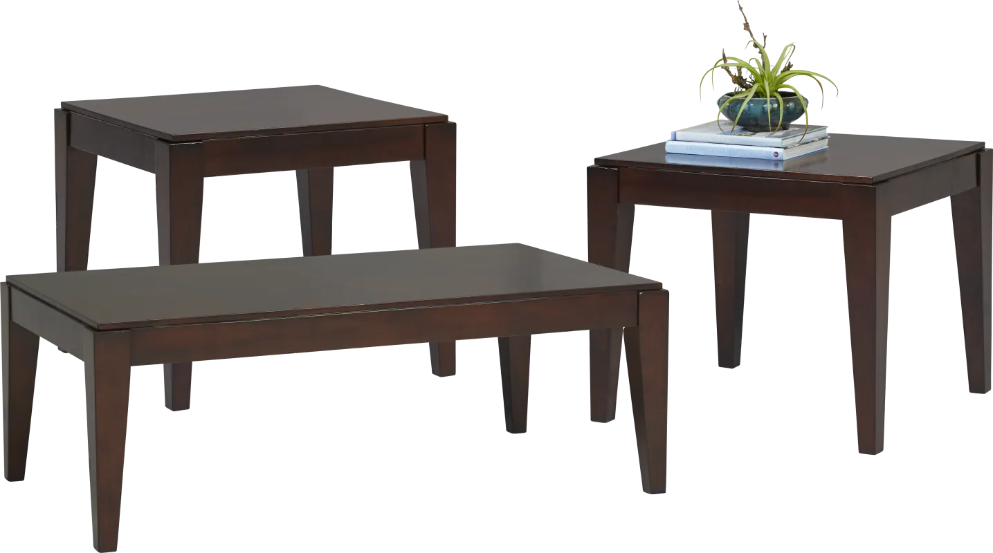 Cassara Cherry 3 Pc Table Set