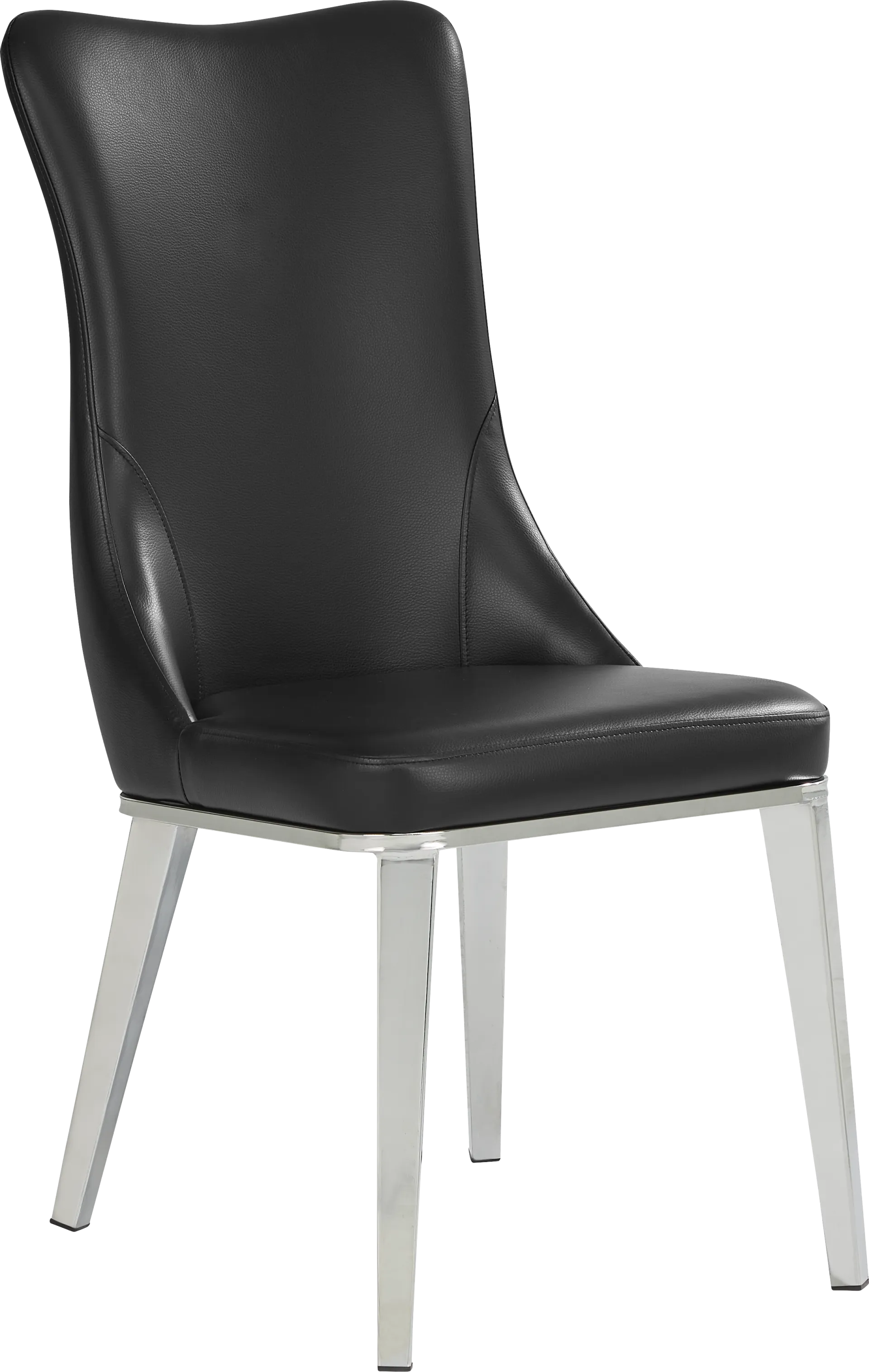 Burrette Black Side Chair - Image 1