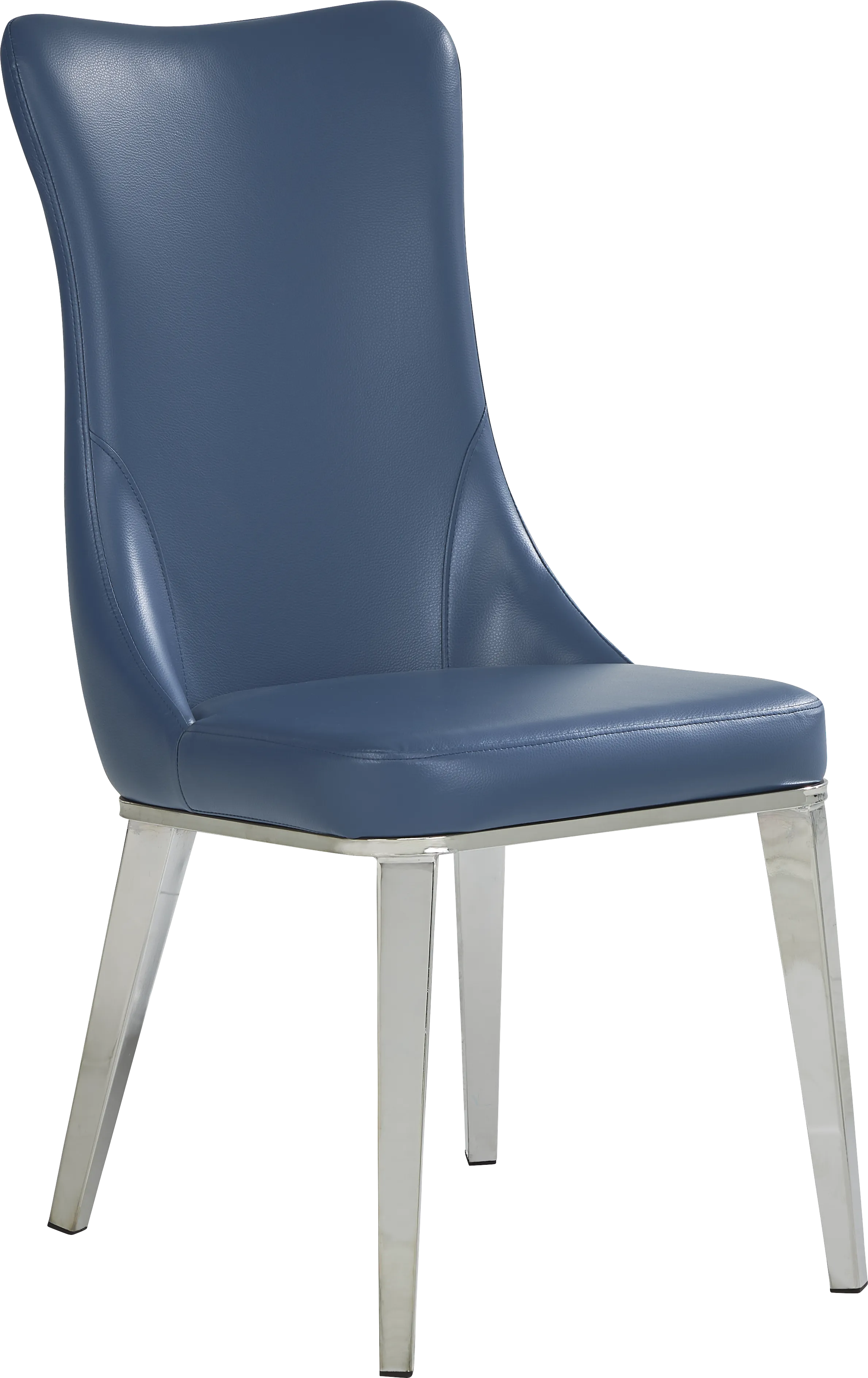 Burrette Blue Side Chair - Thumbnail - Image 1