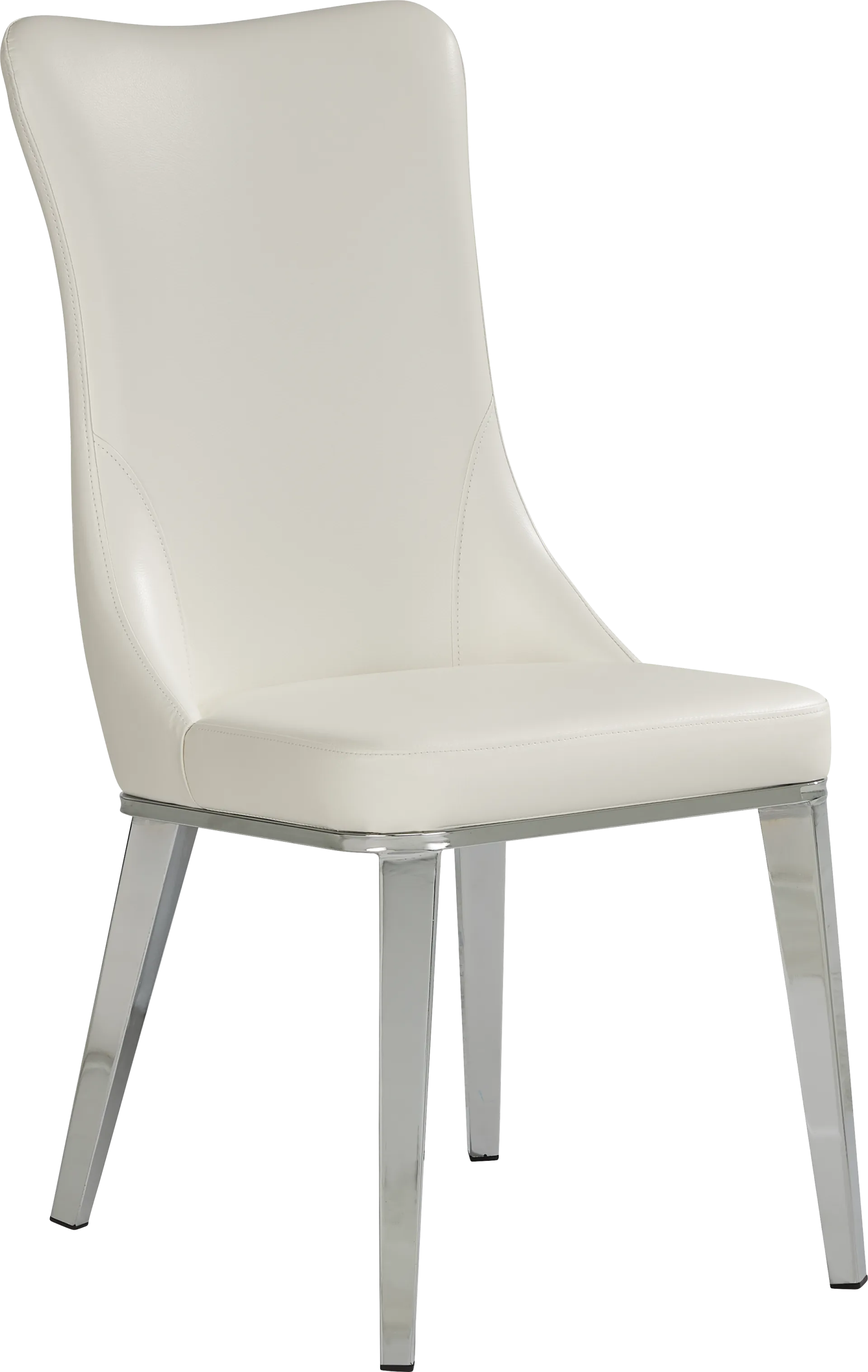 Burrette White Side Chair - Image 1