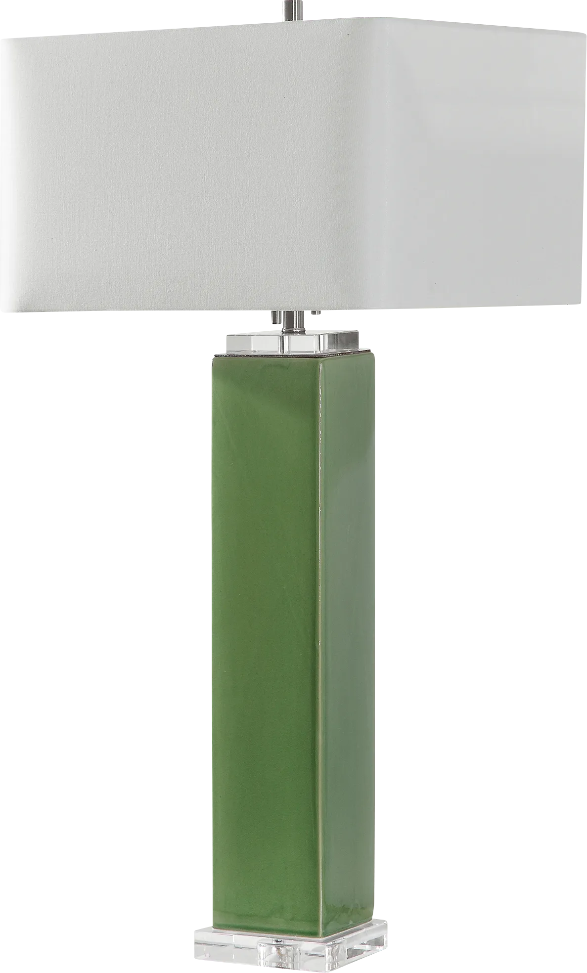 Zion Boulevard Green Lamp - Thumbnail - Image 1