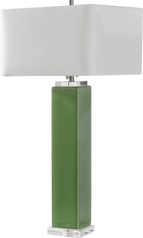 Zion Boulevard Green Lamp