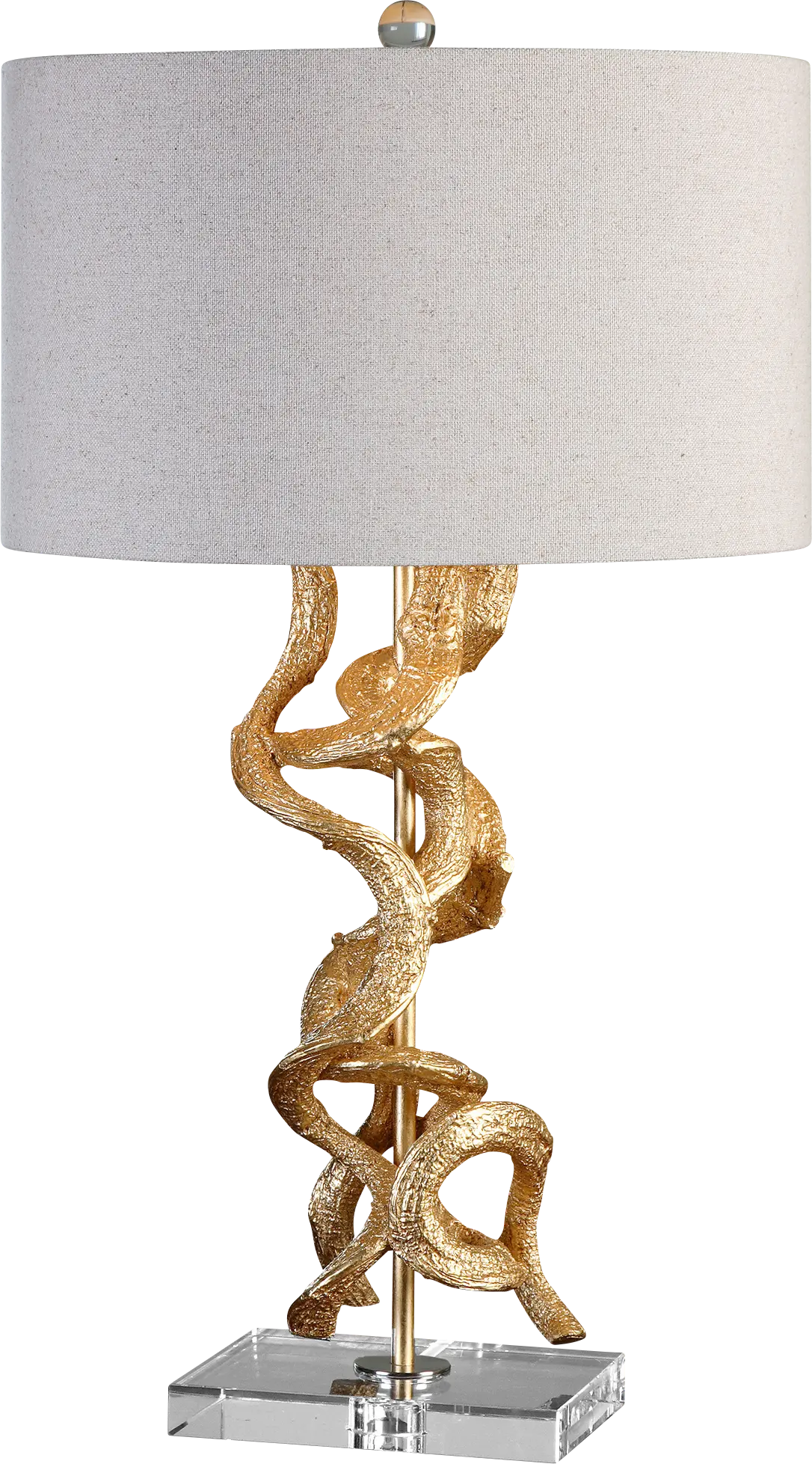 Davina Bend Gold Lamp