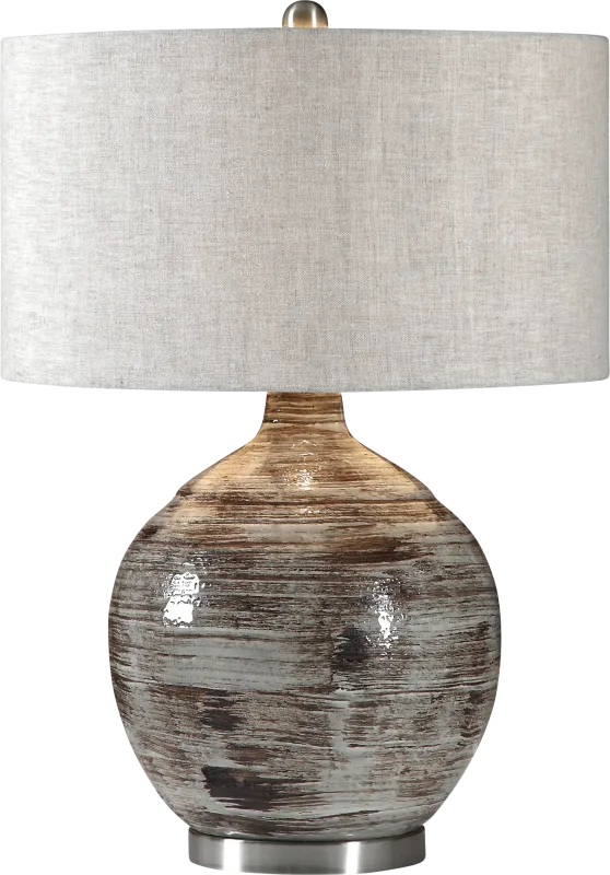 Sutton Club Gray Lamp