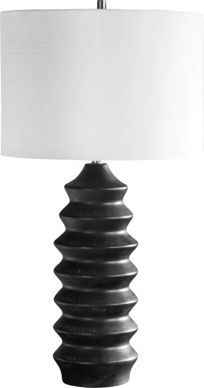 Henry Shade Black Lamp