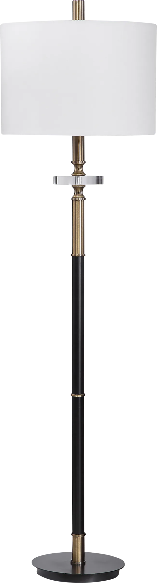 Thalia Loop Black Floor Lamp - Thumbnail - Image 1