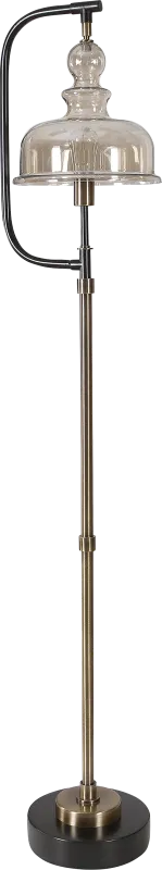 Sanjay Cave Brass Floor Lamp