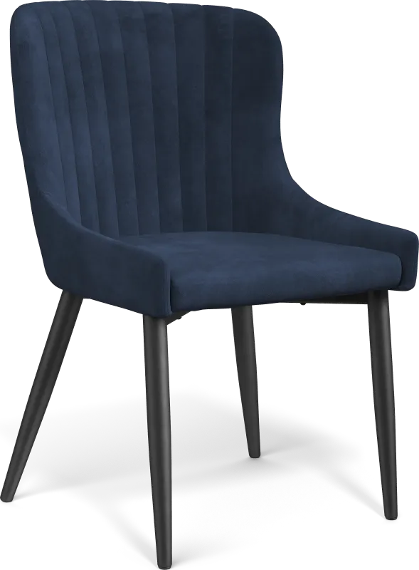 Emeric Navy Side Chair