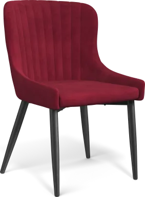Emeric Bordeaux Side Chair