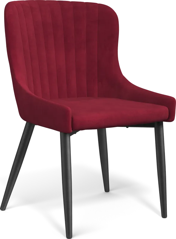 Emeric Bordeaux Side Chair