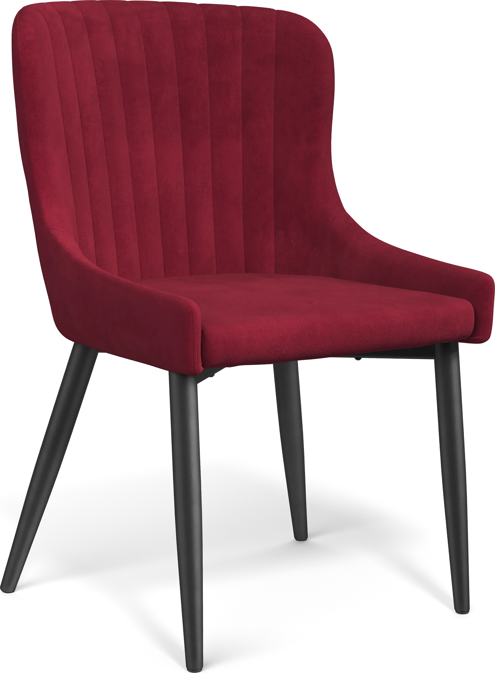 Axia Black 5 Pc Round Dining Room with Bordeaux Chairs - Image 4