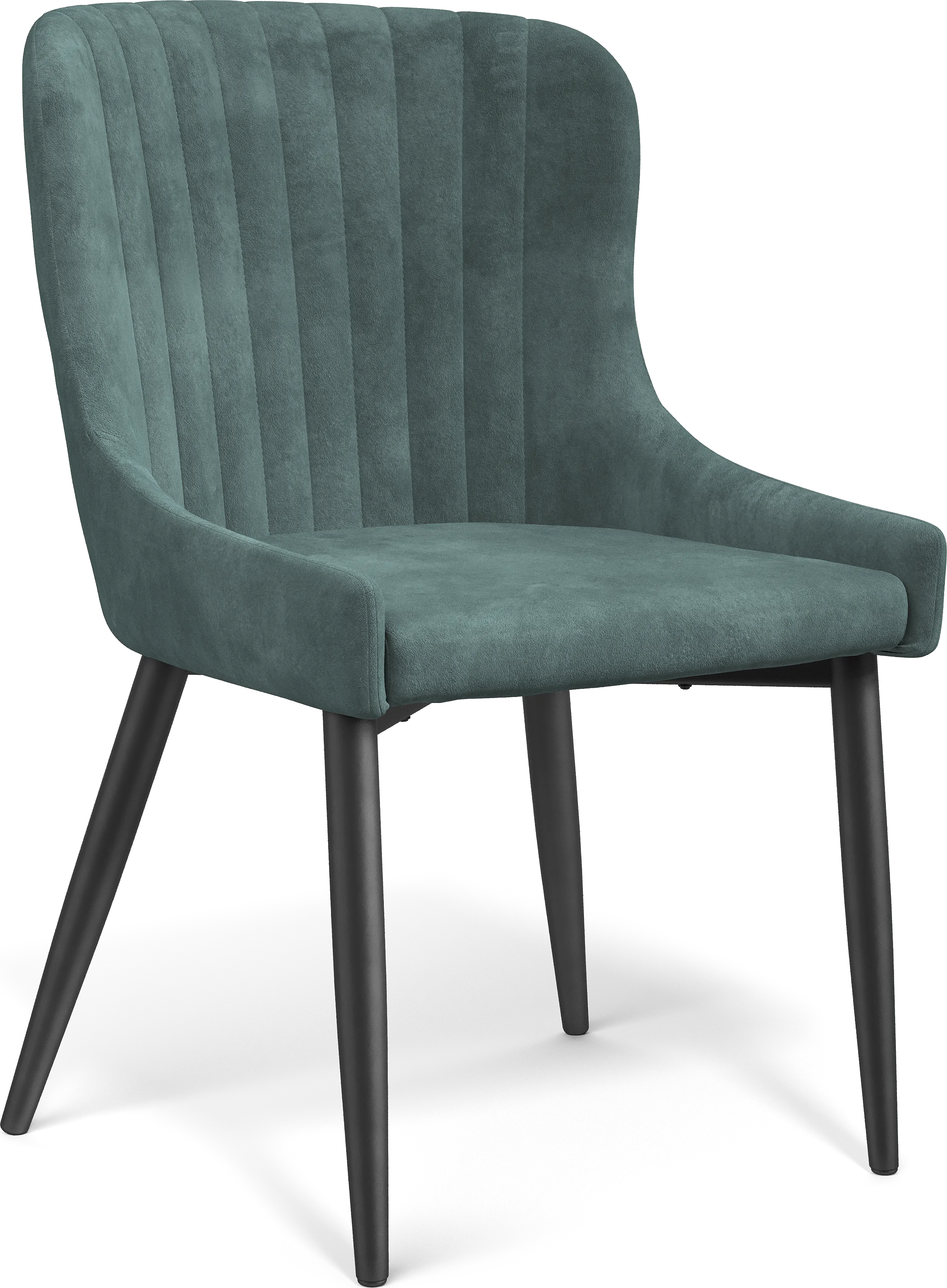 Hollybrooke Black 7 Pc Round Dining Room with Ink Chairs - Thumbnail - Image 4