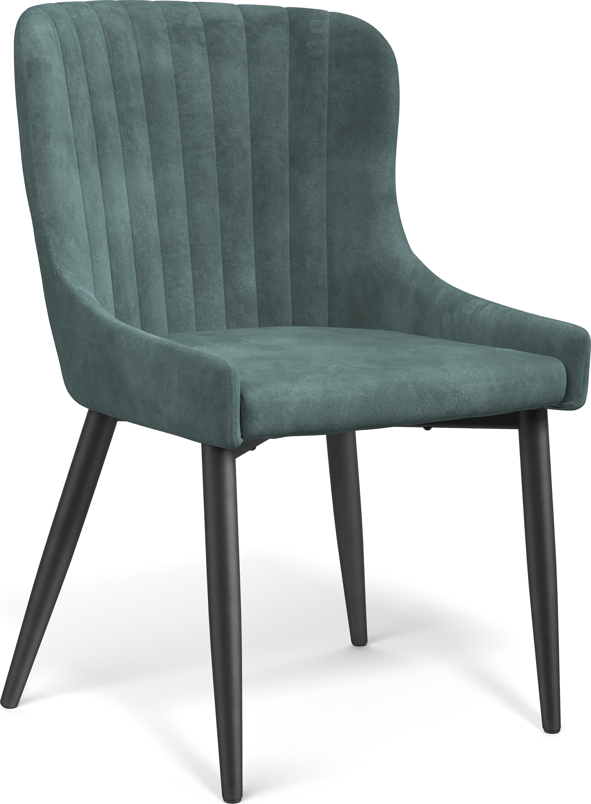 Hollybrooke Black 7 Pc Round Dining Room with Ink Chairs - Image 4