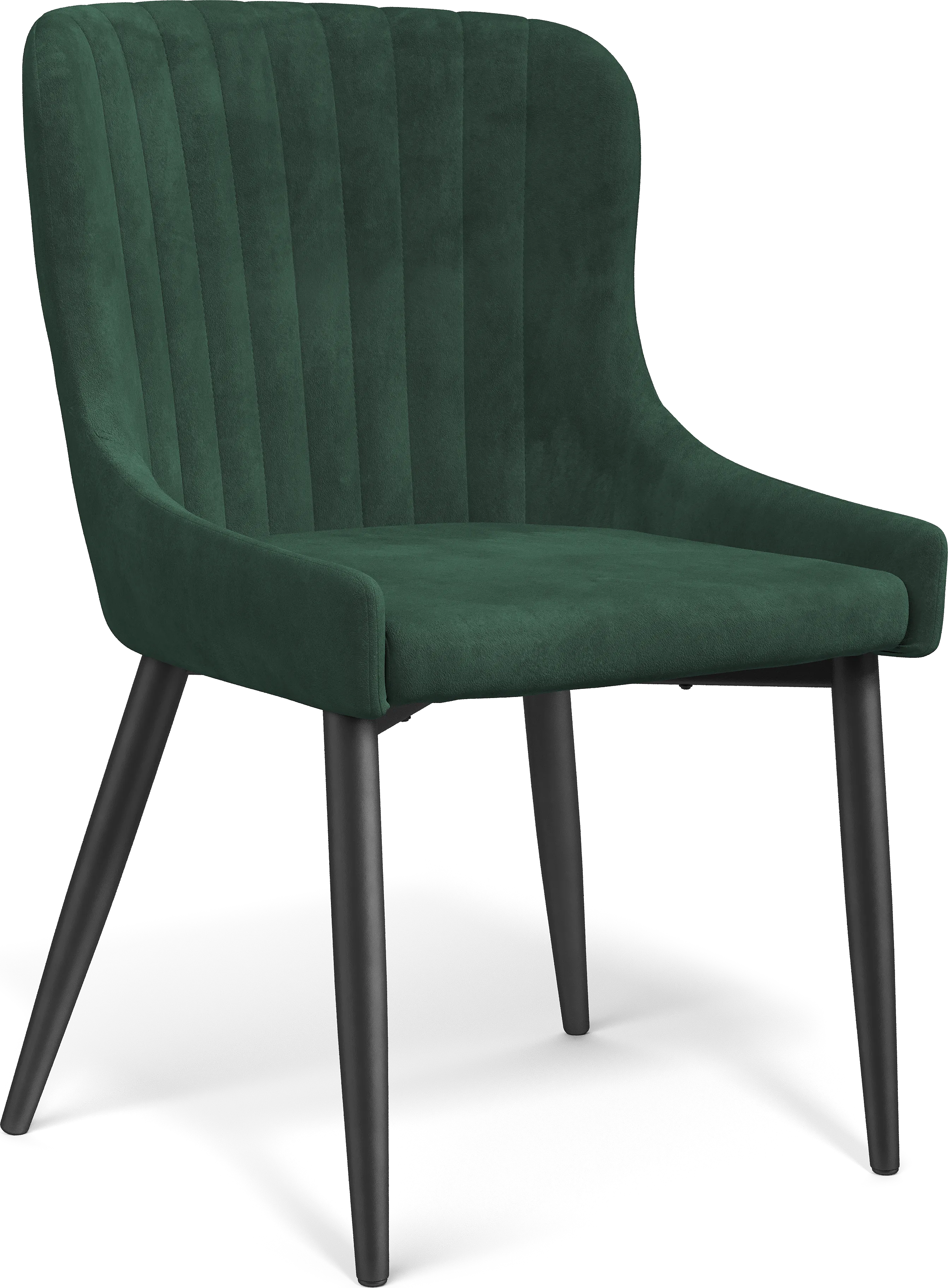 Axia Black 5 Pc Dining Room with Emerald Chairs - Thumbnail - Image 3