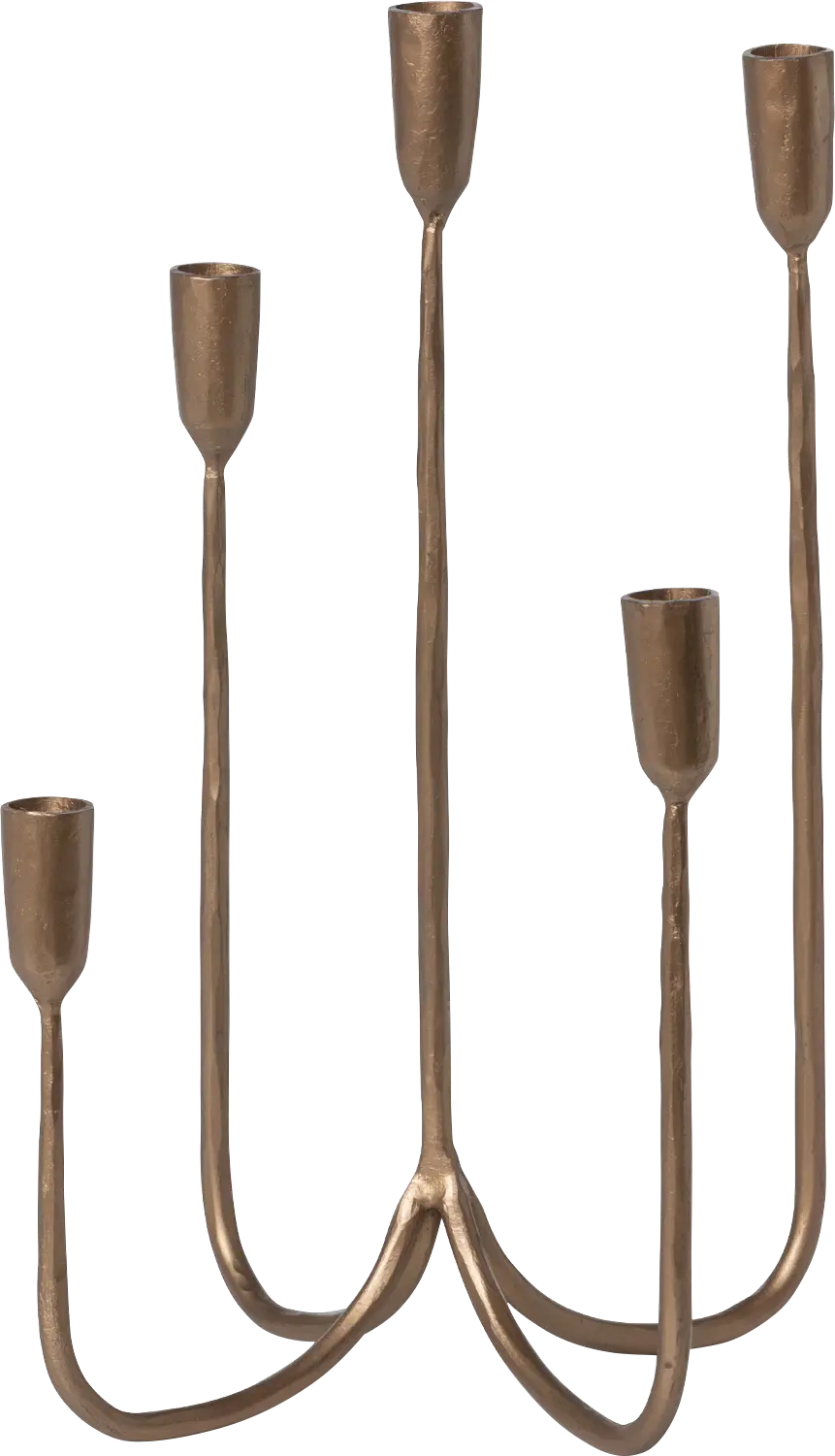 Copalis I Brass Candelabra