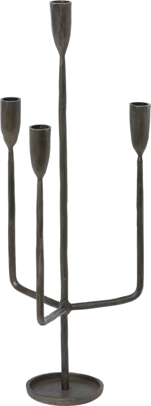 Crestloch I Black Candelabra