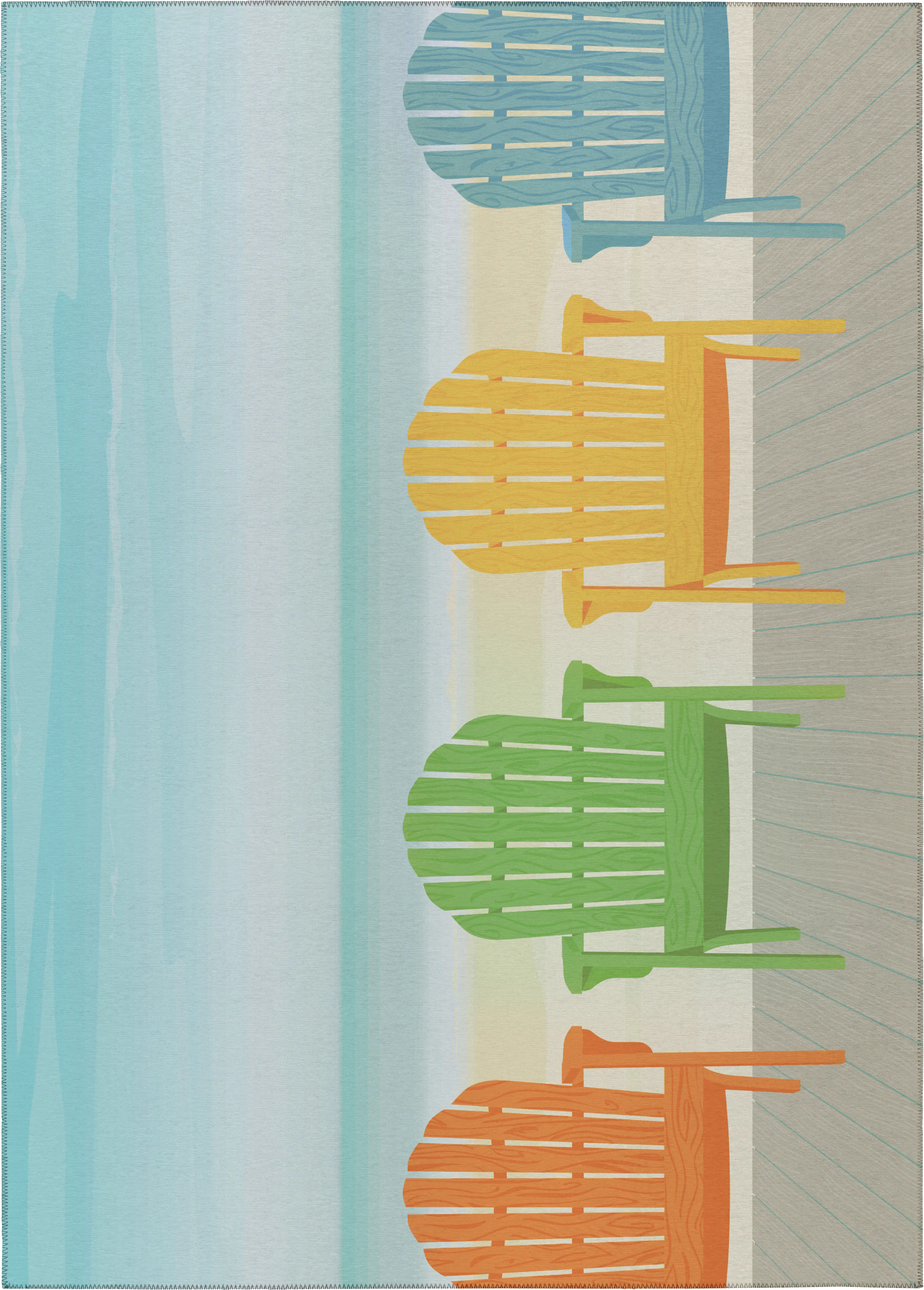 Macapa Multi 5' x 8' Rug - Thumbnail - Image 1