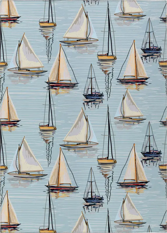 Pipitone Blue 8' x 10' Rug