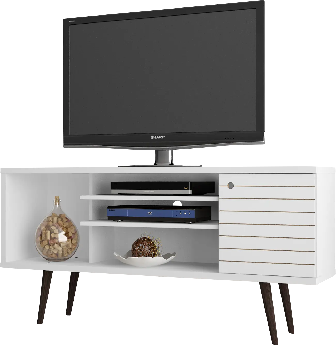 Guemes I White 53.5 in. Console