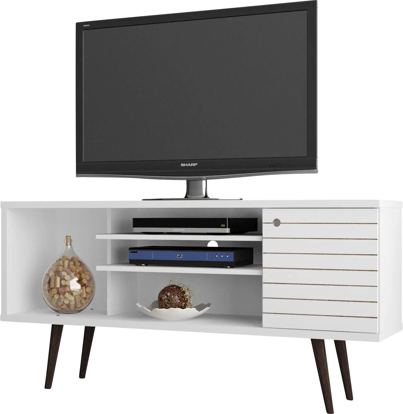 Guemes I White 53.5 in. Console - Image 1