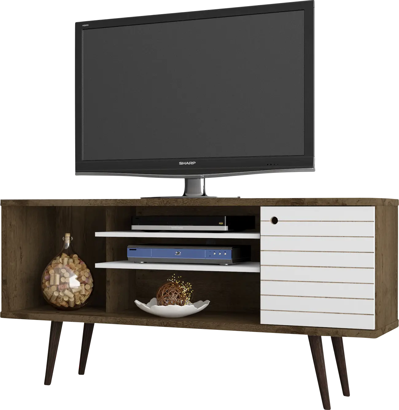 Guemes II White 53.5 in. Console