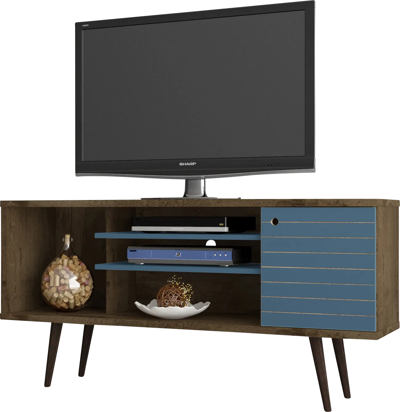 Guemes II Blue 53.5 in. Console - Thumbnail - Image 1