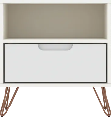 Camomile IV White Nightstand