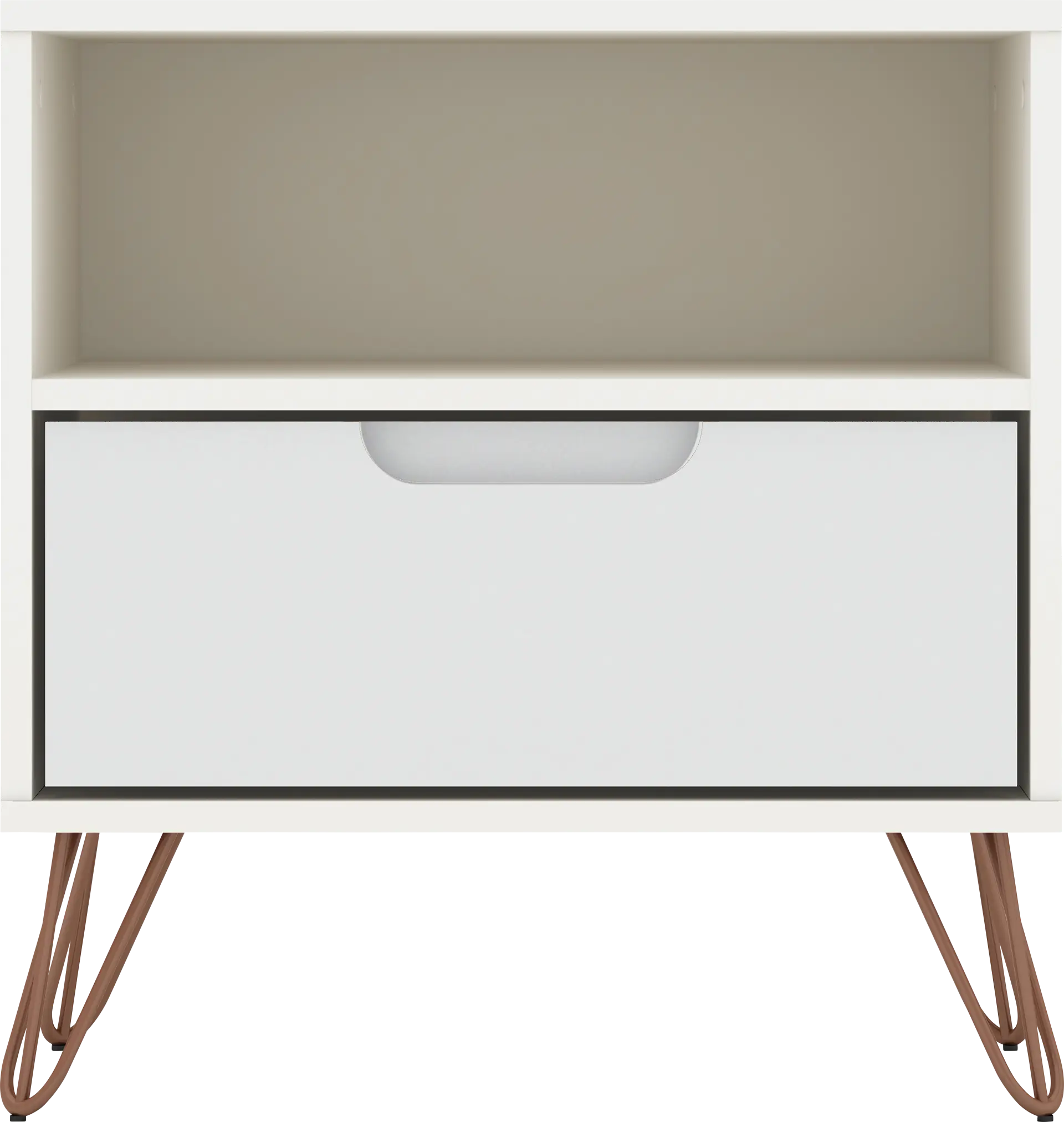 Camomile IV White Nightstand