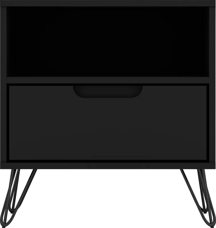 Camomile IV Black Nightstand